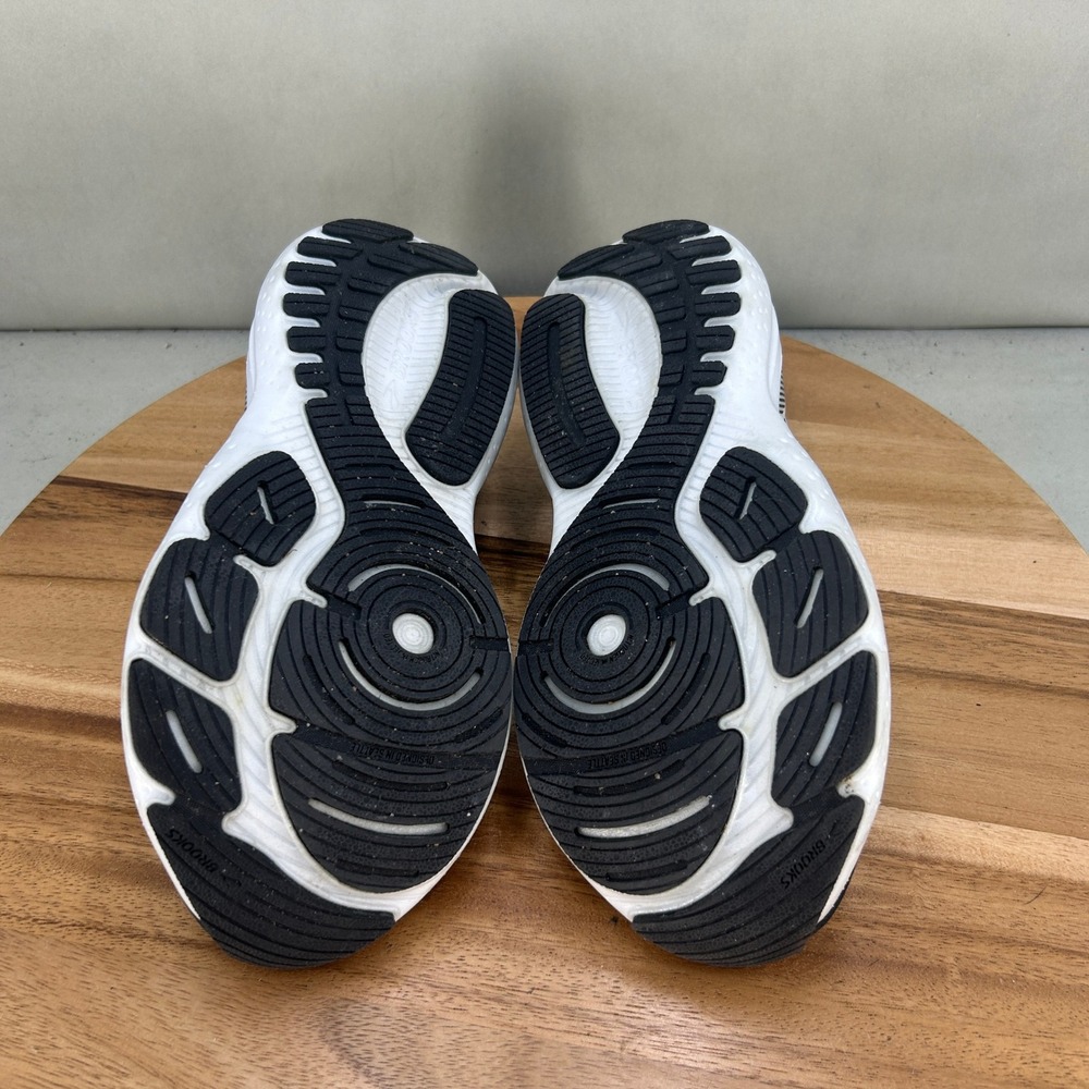 Brooks Glycerin GTS 21 Womens Size 8.5 Black White Running Shoes 1204091B090 - Picture 7 of 8